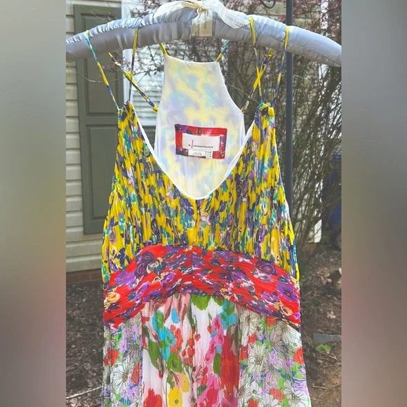 Anthropologie Malibu Floral Maxi Dress. Size 16 - Picture 3 of 13
